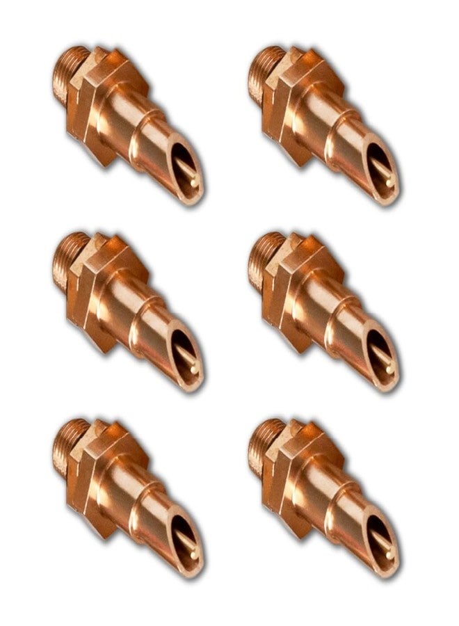 RentACoop DIY Waterer Kit - Six (6) Pack Horizontal Brass Nozzles - Great for Rabbits, Guinea Pigs, Ferrets and Other Small Animals - Image 1